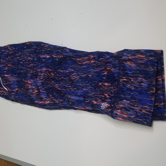𝅺ATHLETA Blue Coral Leggings - Picture 4 of 10